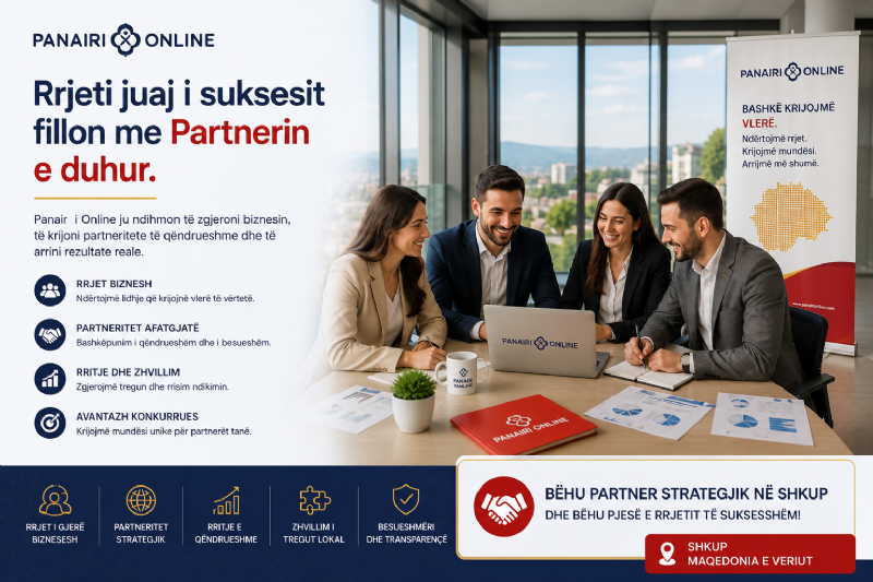 Kompanitë e konsulencës në Shkup mund të zgjerojnë shërbimet dhe ndikimin e tyre përmes Platformës Panairi Online.